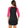 Just Love Sleep Dress for Women - Baseball Sleeve Sleeping Dorm Shirt - Ladies Nightshirt - Nightgown Sleepwear - 3 of 3