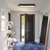LLHZSY 23 3/5" Oval Flush Mount Ceiling Light with Marble-Black - 3 of 4
