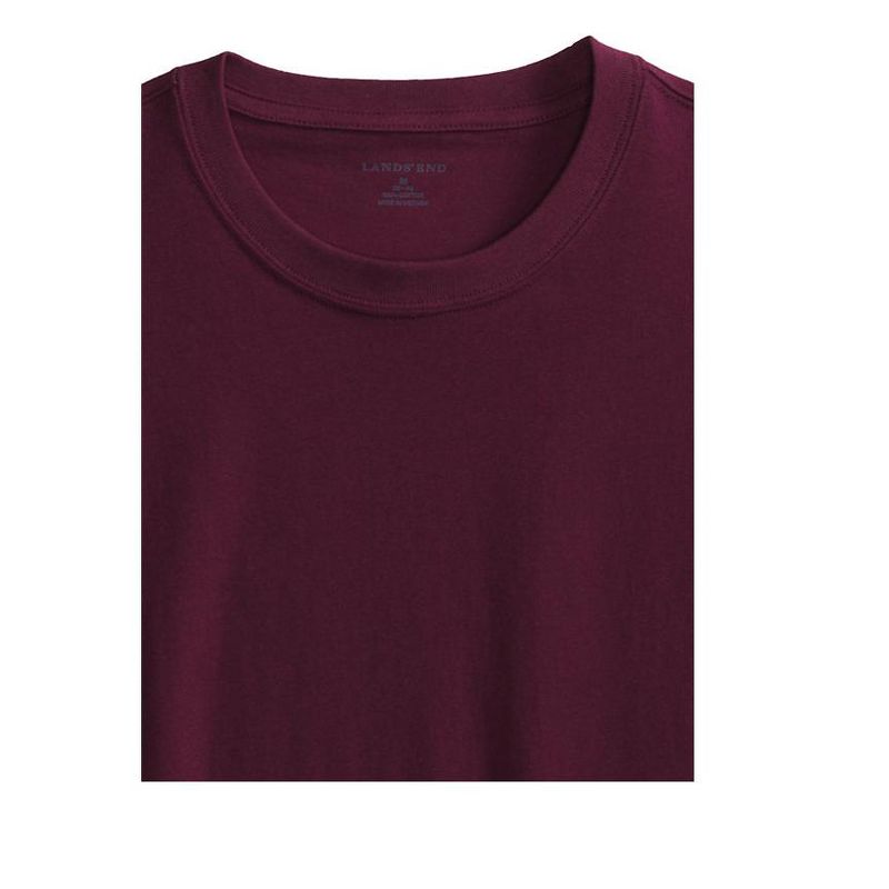 Lands' End School Uniform Men's Long Sleeve Essential T-shirt, 3 of 4