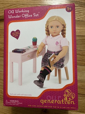 Our Generation Brilliant Bureau Home Desk Accessory Set For 18 Dolls :  Target