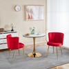 NicBex Accent Chair Living Room Chair with Golden Legs Set of 2 Comfy Chair with Comfortable Backrest for Dining Room - 2 of 4