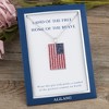 Anna-Kaci American Flag Pendant Necklace with Patriotic Gift Message Card & Envelope Jewelry Gifts - 3 of 4