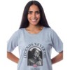 The White Lotus TV Show Womens' Tanya McQuoid Nightgown Sleep Pajama Shirt Grey - 3 of 4
