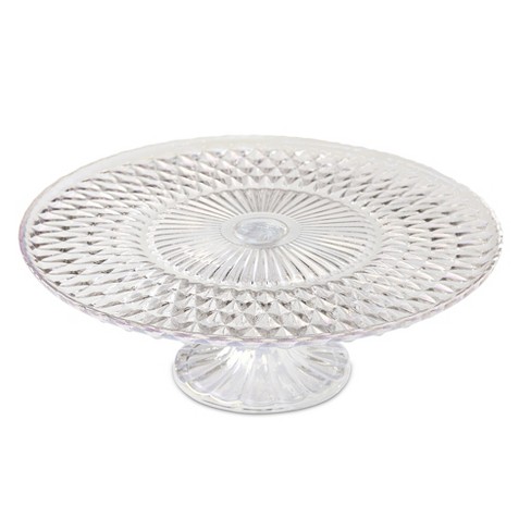 Jupiter Beaded Glass Cake Stand