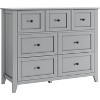 7 Drawers Dresser for Bedroom, Storage Dressers Organizer, Farmhouse Wood Chest of Drawers for Living Room Bedroom - 4 of 4