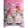 Manual Woodworkers and Weavers Boots with Bows Outdoor Pillow – Pink Floral Climaweave Cushion with Weather-Resistant Fabric - 3 of 3