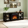 Karl Home TV Stands & Entertainment Centers  For Tvs Up To 70'' Farmhouse with 18'' Fireplace - 2 of 4