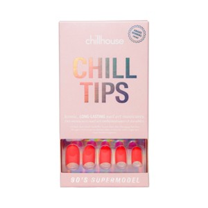 Chillhouse Chill Tips Nail Art Press On Fake Nails - 90's Supermodel - 24ct - 1 of 4