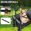 Lyngins Heavy-Duty Collapsible Wagon with All-Terrain Wheels, Convertible Rolling Cart with Bench Seat, Dog-Friendly Wagon for Outdoor Adventures - 2 of 4