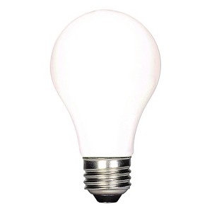 Satco . A19 E26 (Medium) Filament LED Bulb Warm White 60 Watt Equivalence 4 pk - 1 of 1