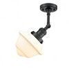 Oxford - 1 Light Semi-Flush Mount In Traditional Style-12.5 Inches Tall and 7.5 Inches Wide - 3 of 3