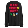 Men's - Marvel - Avengers Make Mine Oversized Long Sleeve Graphic T-Shirt - 2 of 4