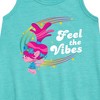 - Trolls - Feel The Vibes Poppy Graphic Sleeveless Aline Dress - 2 of 3