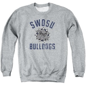Southwestern Oklahoma State University Official Swosu Bulldogs Logo Adult Crewneck Sweatshirt - 1 of 4
