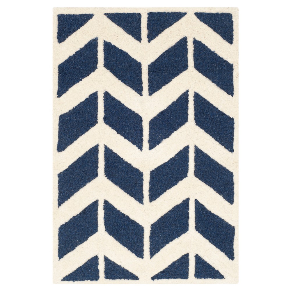 Keene Accent Rug - Navy/Ivory (3'x5') - Safavieh