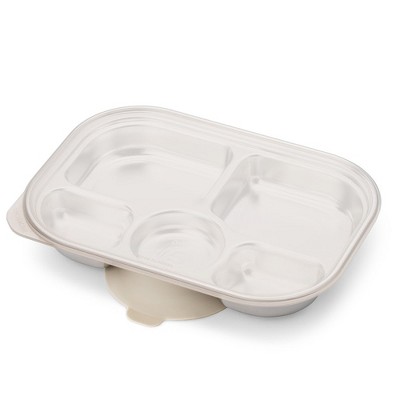 Grosmimi Stainless Steel Food Tray with 5 Compartment  With_suction