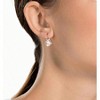 Graceful and Delicate Crystal Pierced Earrings for Women Both Magnificent and Elegant in Charm. - 3 of 3