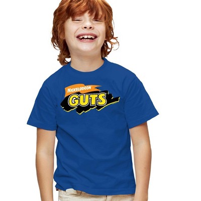 Boys' Short Sleeve Nickelodeon Guts Guts Logo T-Shirt