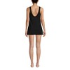 Lands' End Women's Scoop Neck Mini Swim Dress One Piece Swimsuit - 2 of 4