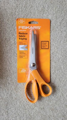 FISKARS - Large Pinking Zig-Zag Scissors - 9 Inch Overall Craft