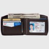 Alpine Swiss Logan Zipper Bifold Wallet For Men or Women RFID Safe Comes in a Gift Box - 2 of 4