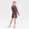 Girls' Mesh Mockneck Dress - art class™ - 3 of 3