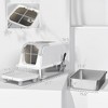 HTUTWOO Enclosed Cat Litter Box, Stainless Steel Litter Pan, Front-Entry Top-Exit Design with Scoop, Deodorizer Bag for Big Cats and Kittens - 4 of 4