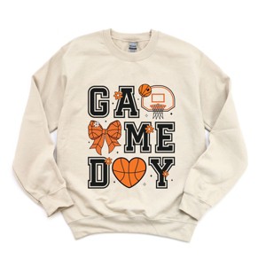Simply Sage Market Basketball Game Day Coquette Sweatshirt - 1 of 4
