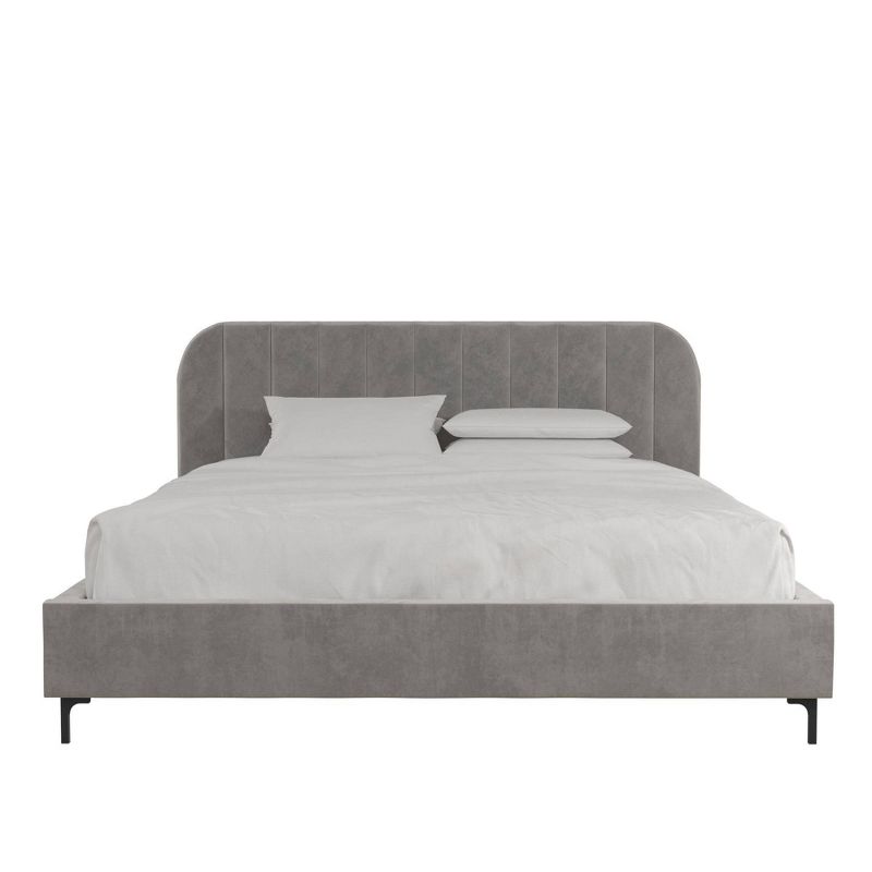 Cara Velvet Upholstered Bed - Room & Joy, 2 of 10