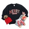 Simply Sage Market Women's Graphic Sweatshirt Merry Christmas Varsity - 3 of 4