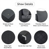 ELJGET 8 Piece Patio Furniture Sets, Modular Garden Conversation Sofa Set with Coffee Table - 4 of 4