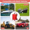 Fuel Tank with Pump, Heavy Duty Gas Caddy Transfer Tank with Wheels & Hose - 4 of 4