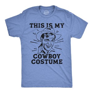 Mens Funny T Shirts This Is My Cowboy Disguise Sarcastic Western Graphic Novelty Tee for Men - Crazy Dog Men's T Shirt With Sarcastic Sayings - 1 of 4