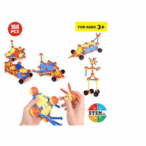 Link Educational Space Building Toys Stem Set For Kids Great For Kids To  Build & Use Their Creativity - 160pc Set : Target