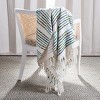 Landra Throw Blanket - THR907 - Blue/White - 60" x 72" - Safavieh - 3 of 4