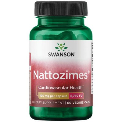 Swanson Nattozimes 195 mg 60 Veggie Capsules.