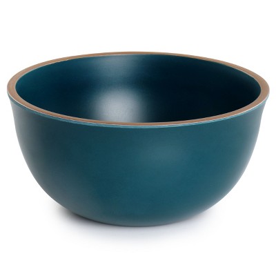 Matte Teal Melamine 12-Piece Dinnerware Set for 4