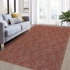 Contemporary Abstract Chenille Rug, Foldable, Non-Slip, Kid & Pet Friendly, Washable and Durable for Busy Areas - 4 of 4