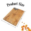 SEVOBAL Serving Platters Leaf Land Wooden Platter, Whimsical Serving Board for Elegant Entertaining, Family Parties, Brown, 11"*17"*1.25" - 3 of 4