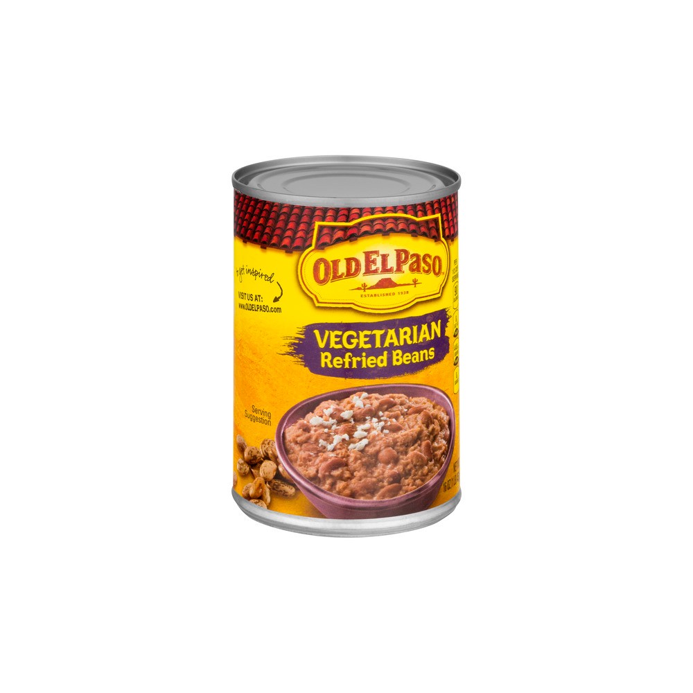 UPC 046000843513 Old El Paso Refried Beans, Vegetarian, 16Ounce