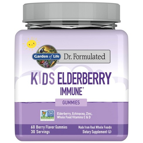 Garden Of Life Dr Formulated Kids Elderberry Gummies 60ct Target