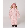 Deux par Deux Girl One-Piece Baby Original Puffy Snowsuit Pink Mini Flowers - 2 of 4