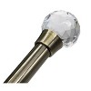 Linen Avenue Cut Acrylic Single and Double Window Curtain Rod Set - 2 of 4