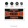 Evergreen Come Back with Tickets Anaheim Ducks 28" x 16" Woven PVC Indoor Outdoor Doormat - 2 of 4