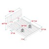 Queen Size Wood Platform Bed with Headboard for Bedroom - 4 of 4