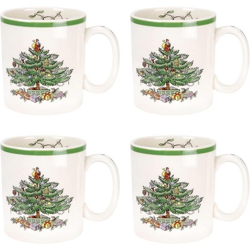 Spode Christmas Tree Tartan Travel Mug, 8 Ounce : Target