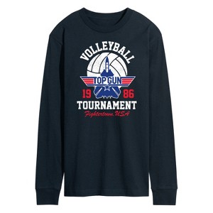 Men's - Top Gun - Volleyball Tournament Long Sleeve Graphic T-Shirt - 1 of 4