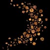 Girl's Design By Humans Golden Flower Buds Breeze By designnatures T-Shirt - 2 of 3