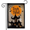 Briarwood Lane Trick or Treat Halloween Burlap Garden Flag Haunted House 18" x 12.5" - 2 of 4