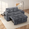 Vipbear 3 in 1 Sofa Bed,65.5 Inch Convertible Pull Out Couch,Loveseat Sleeper Sofa with Cup Holders/USB,Comfy Sofa Couches for Living Room,Bedroom - 3 of 4